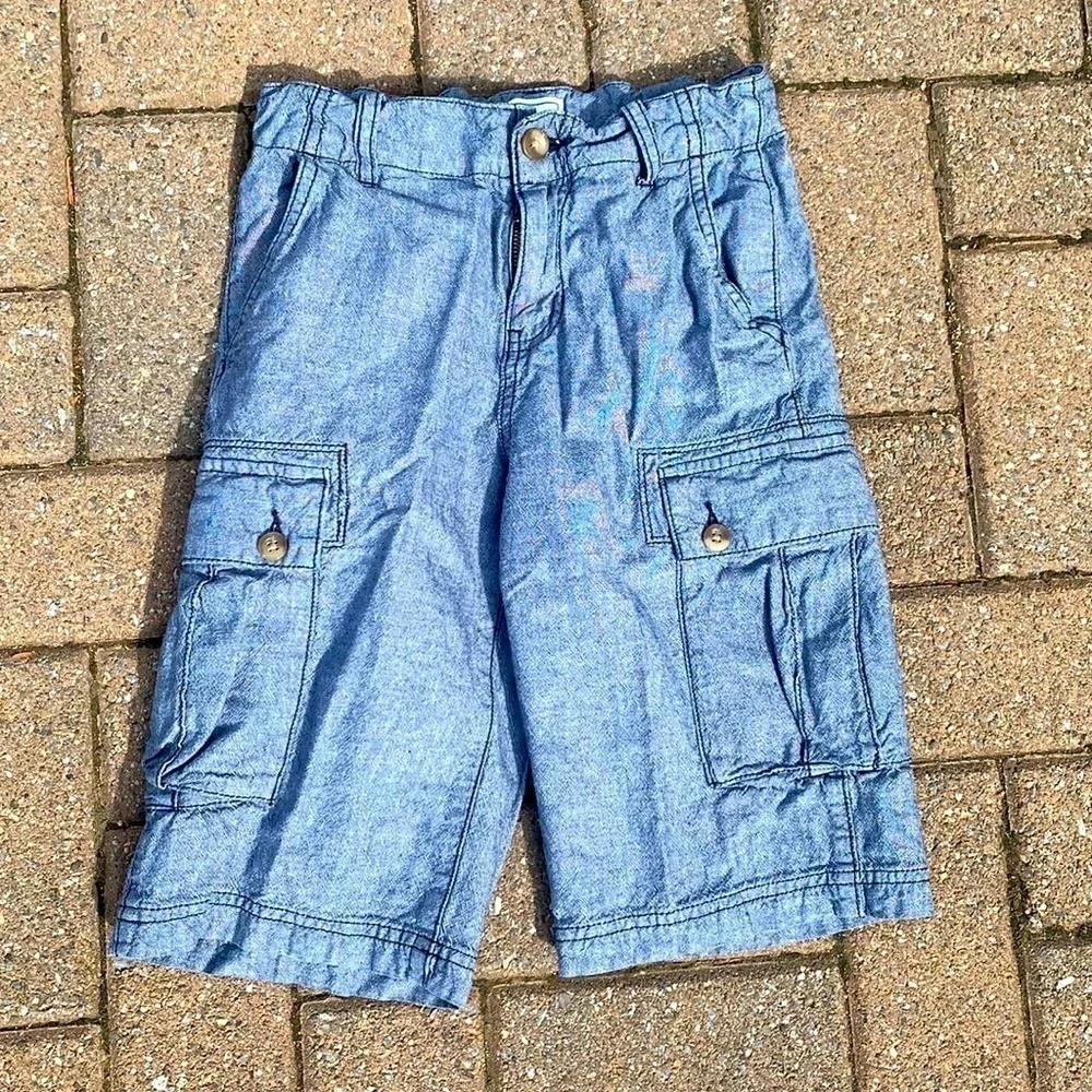 Children’s Place chambray blue Shorts kids Casual spring summer essential 10